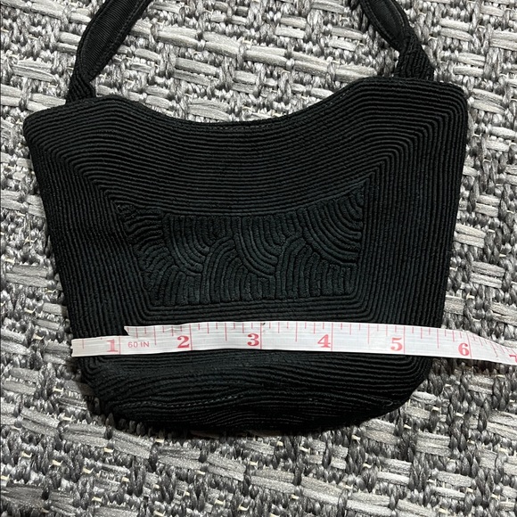 Vintage Black Zipper Purse - Picture 9 of 11